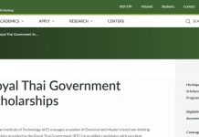 Royal Thai Government Scholarships 2025, Fully Funded Royal Thai Government Scholarships 2025