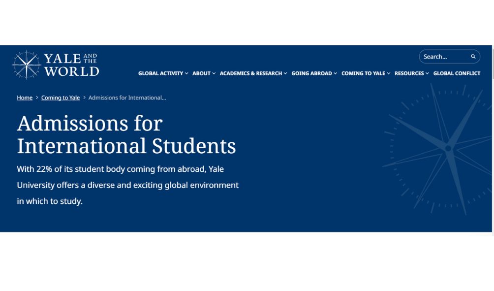 Yale University Scholarships in the USA