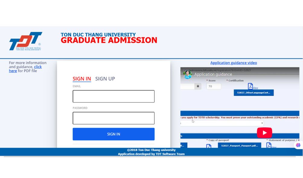 TDTU Graduate Scholarships 2025