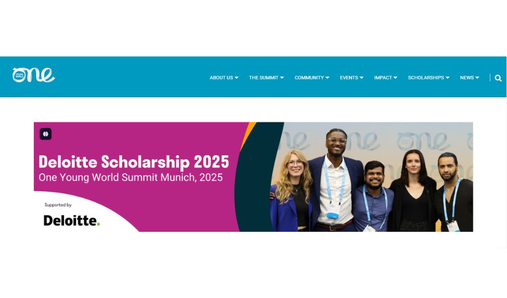 Deloitte One Young World Scholarship 2025