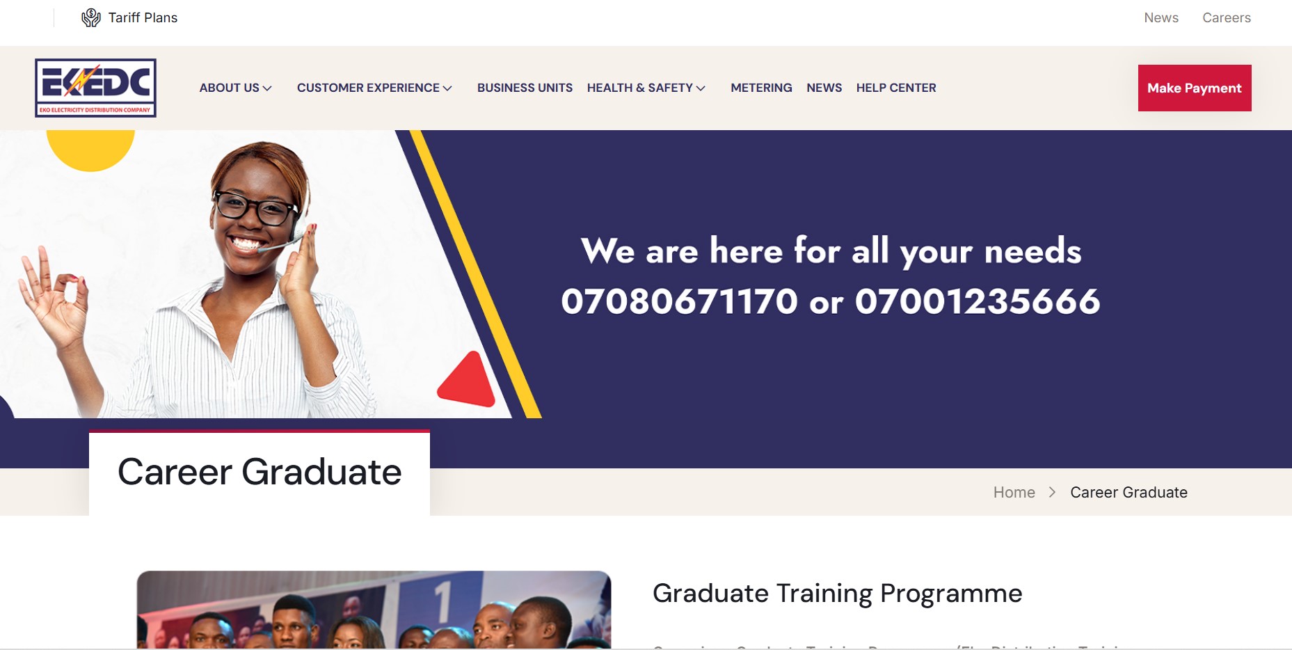 EKEDC Graduate Trainee 2025