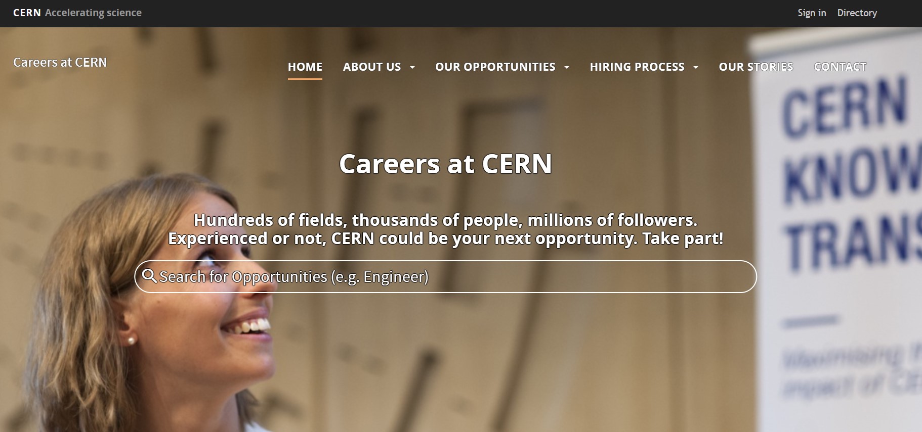 2025 CERN Internship Program in Switzerland