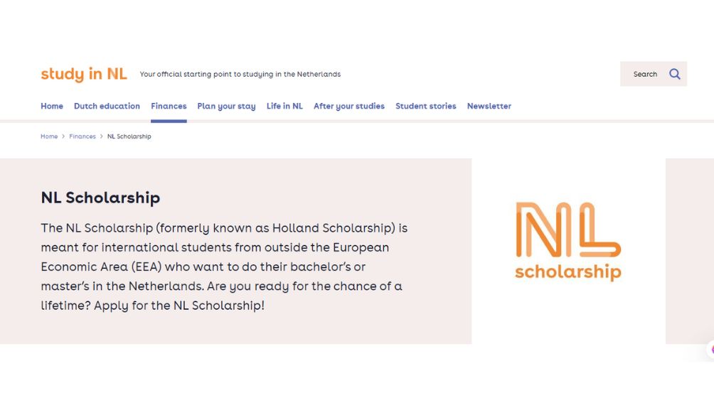 NL Scholarships 2025-2026: Study in the Netherlands with Financial Support NL Scholarships 2025-2026