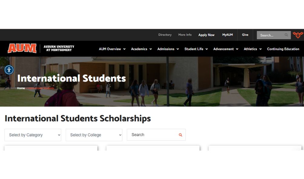 Auburn University Scholarships for International Students