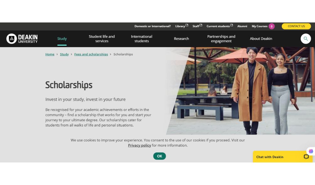 Deakin University Scholarships in Australia 2025
