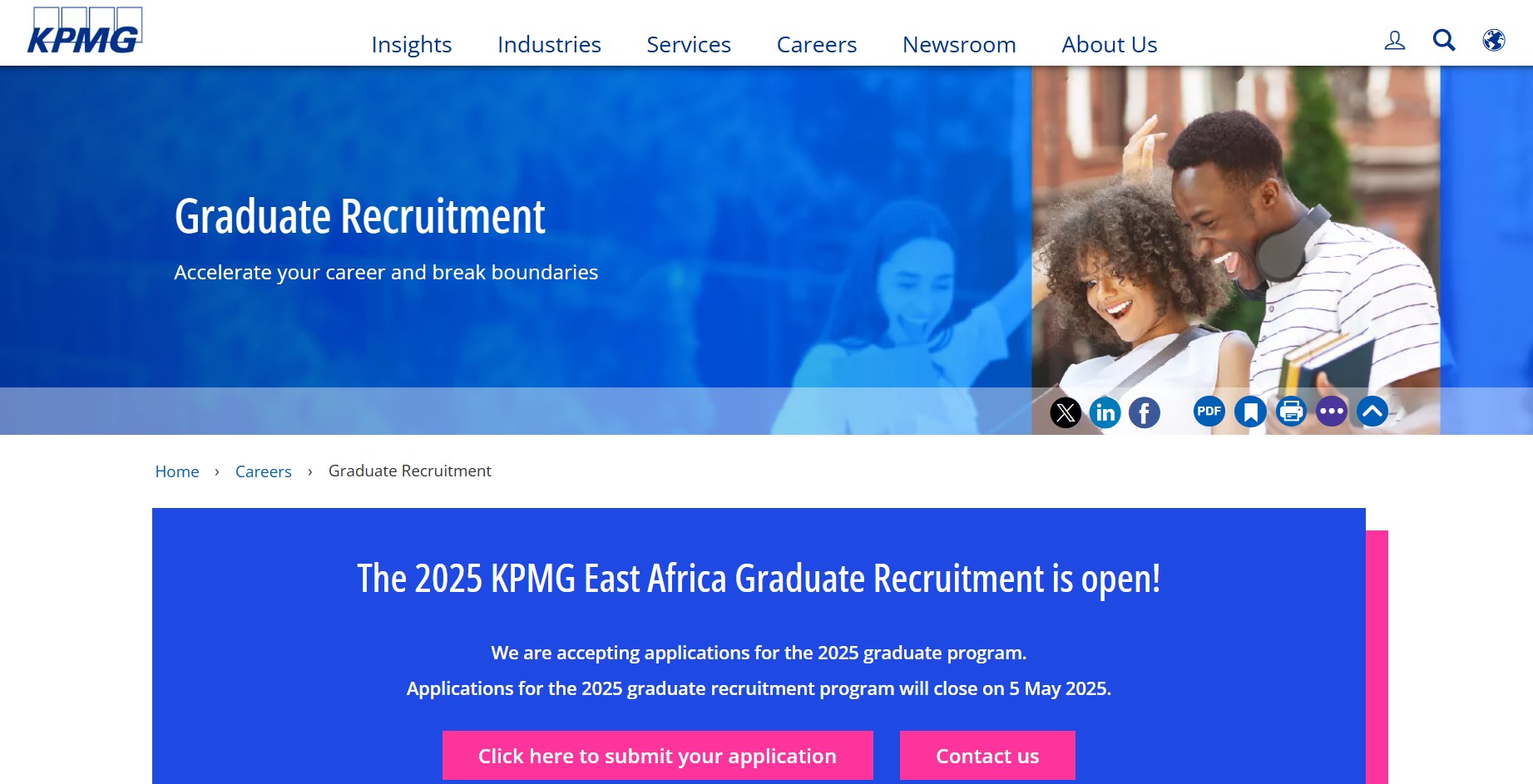 KPMG East Africa Graduate Recruitment Programme 2025