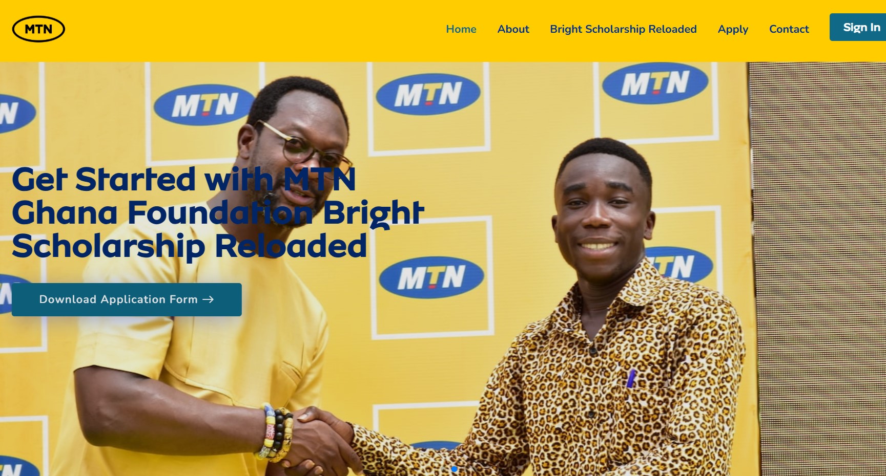 MTN Ghana Foundation Bright Scholarship 2025