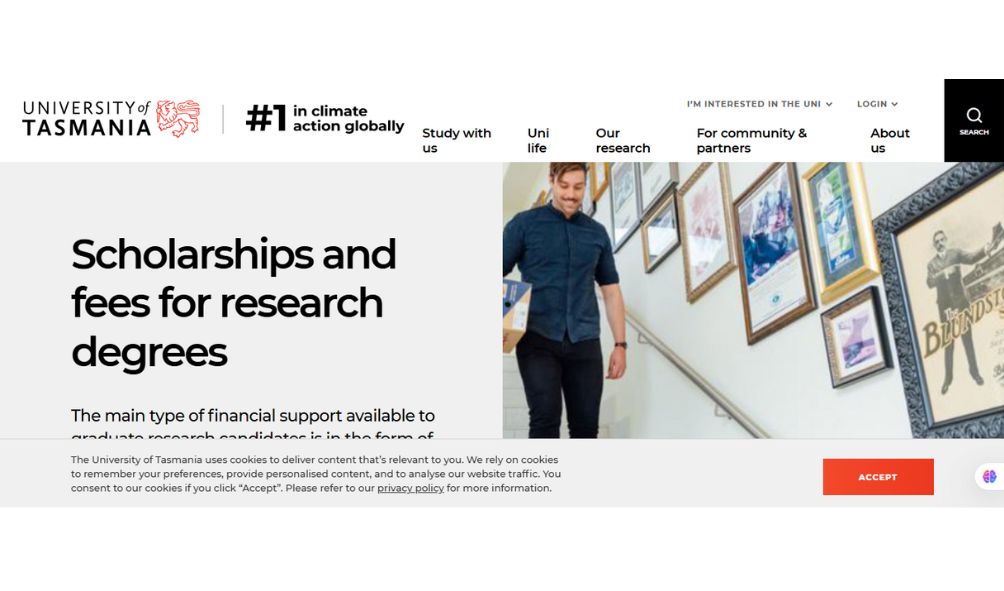 University of Tasmania Scholarships 2026 in Australia (Fully Funded) University of Tasmania Scholarships 2025