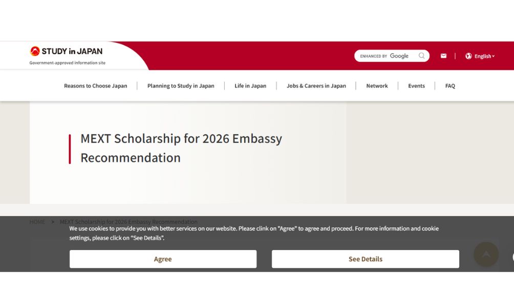 MEXT Scholarship Guide 2026