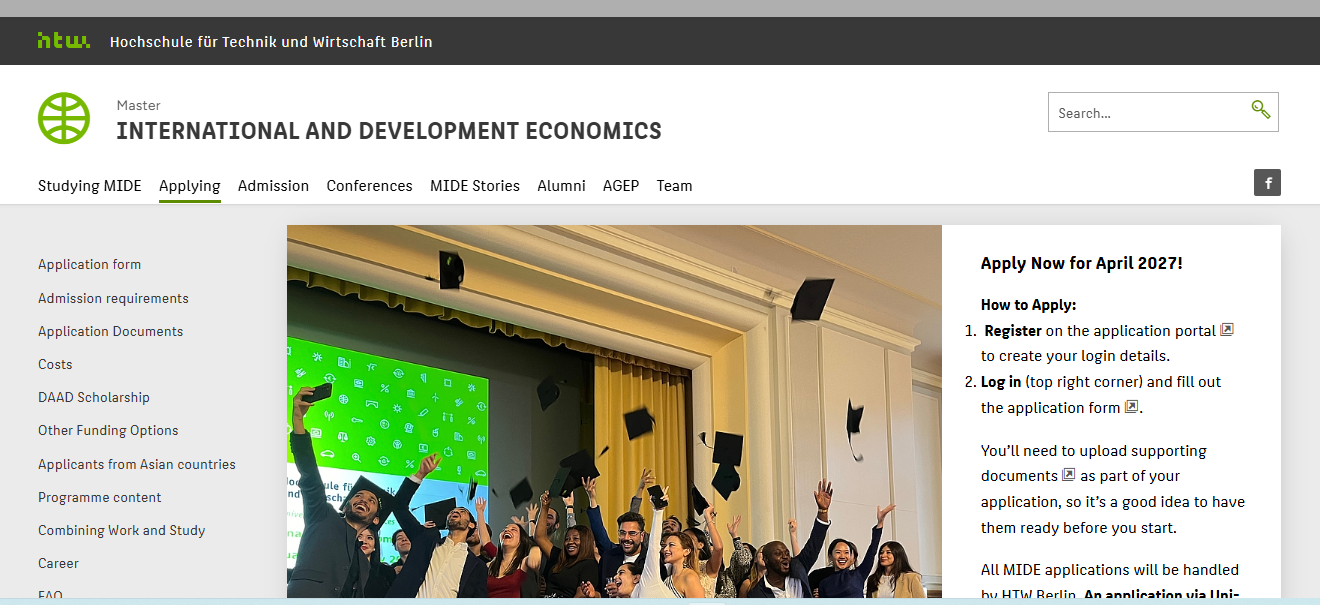 DAAD MIDE Scholarships 2027 in Germany (Fully Funded) DAAD MIDE Scholarships 2027