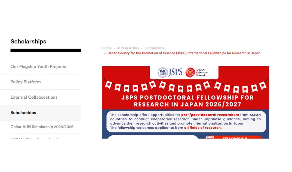JSPS Fellowship in Japan