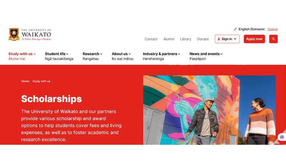 University of Waikato Scholarships 2026 – Study in New Zealand University of Waikato Scholarships