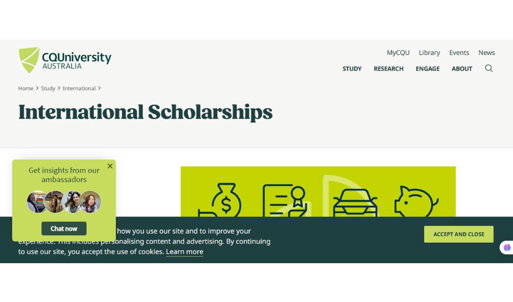 Central Queensland University Scholarships