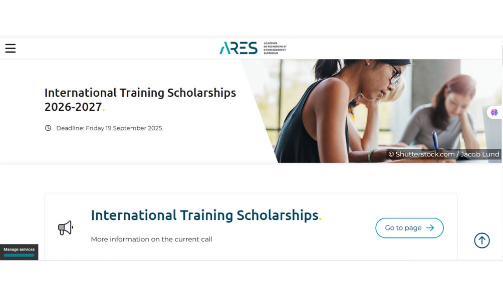 ARES Scholarships in Belgium 2026-27 (Fully Funded) ARES Scholarships 2026-27