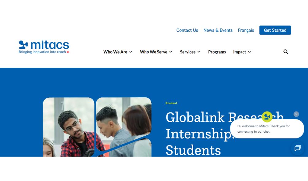 Mitacs Globalink Research Internship 2026 in Canada (Fully Funded) Mitacs Globalink Research Internship