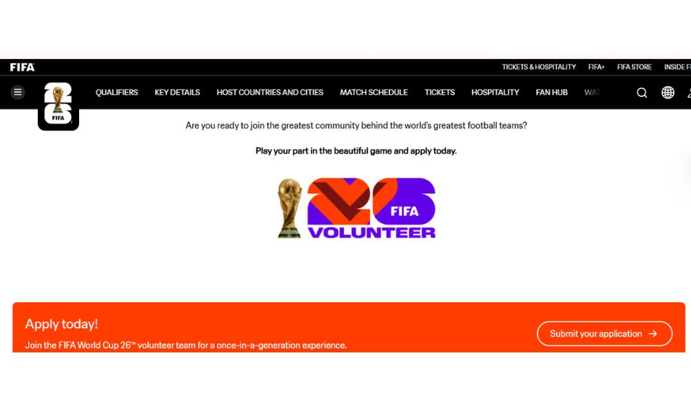 FIFA World Cup 2026 Volunteer Program