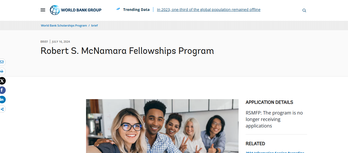 Robert S. McNamara Fellowships Program