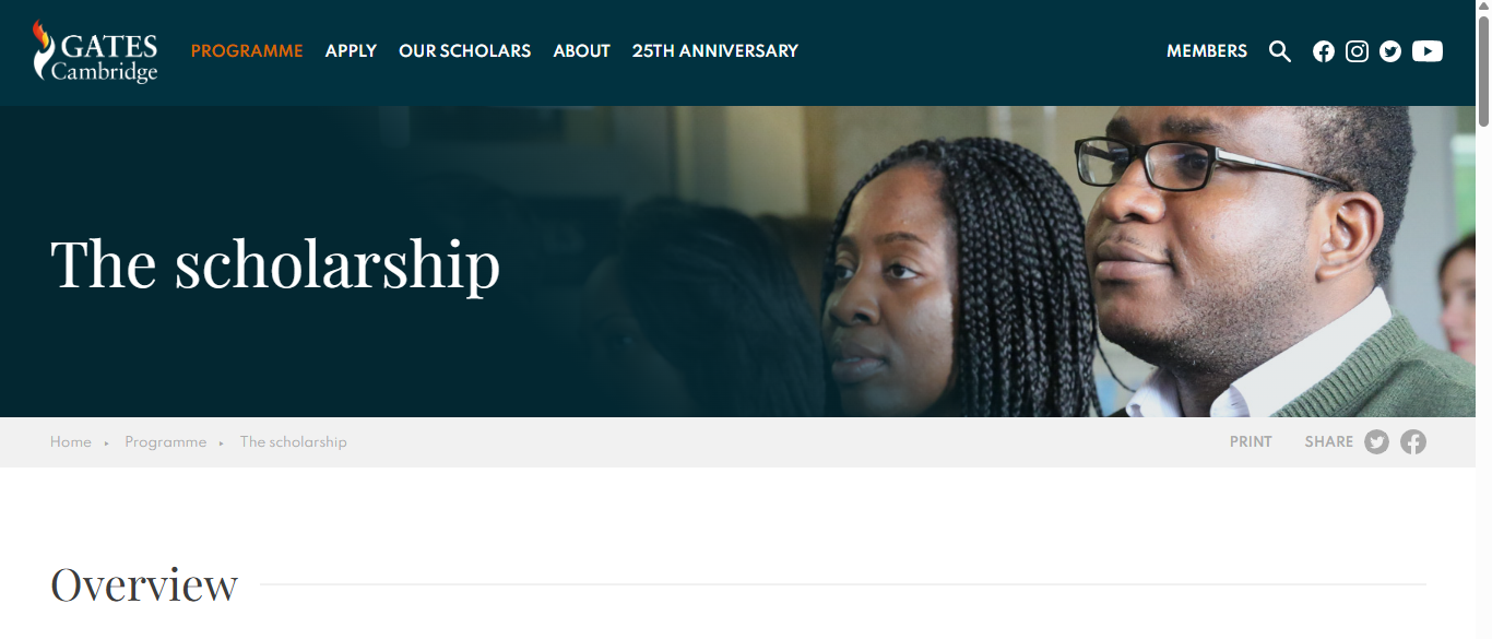 Gates Cambridge Scholarship