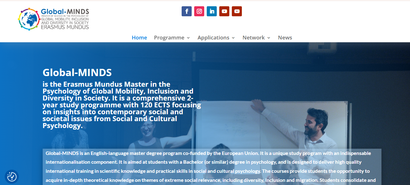 Erasmus Mundus Global MINDS Scholarship