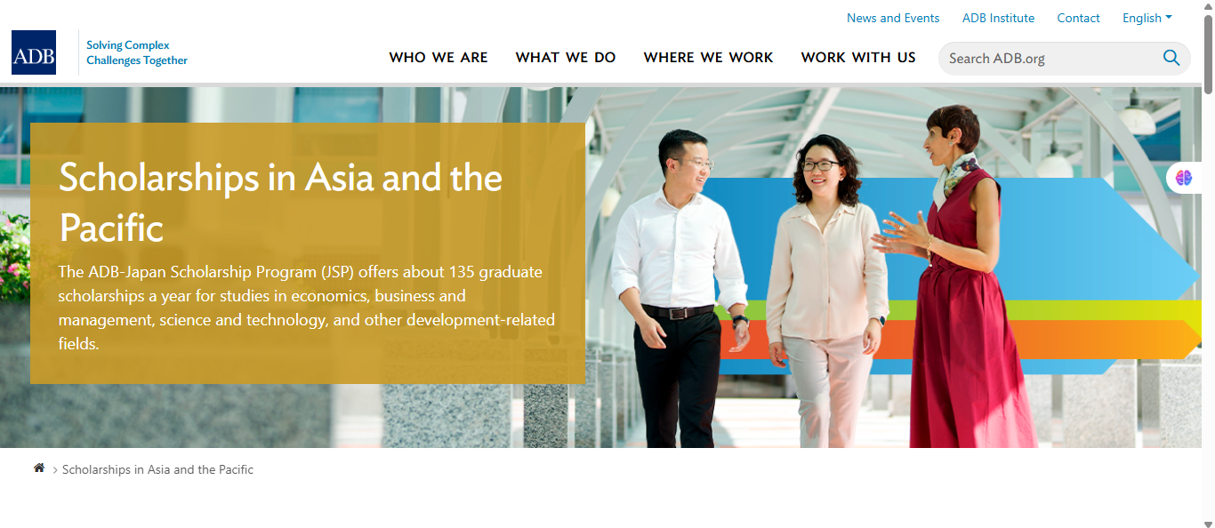 Kyoto University ADB Scholarship