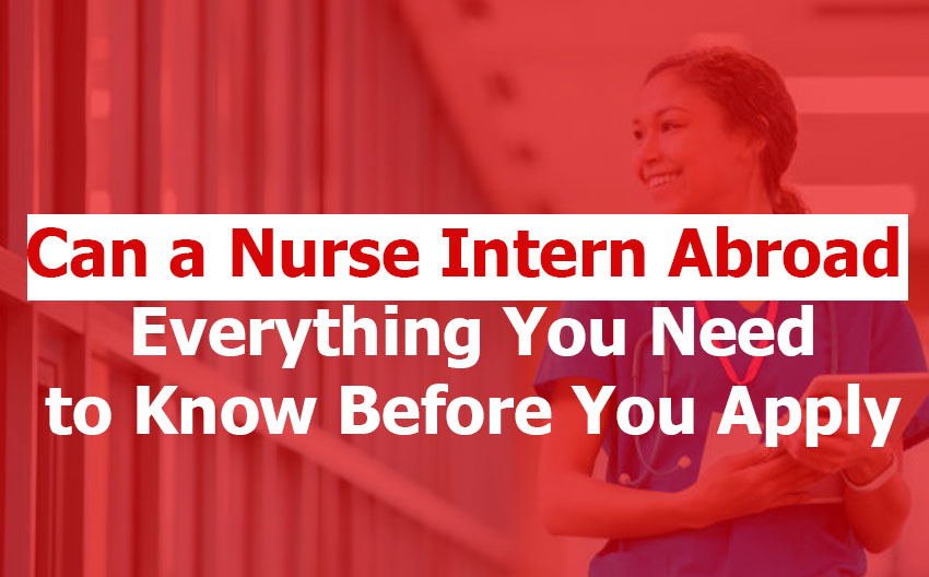 Can a Nurse Intern Abroad?