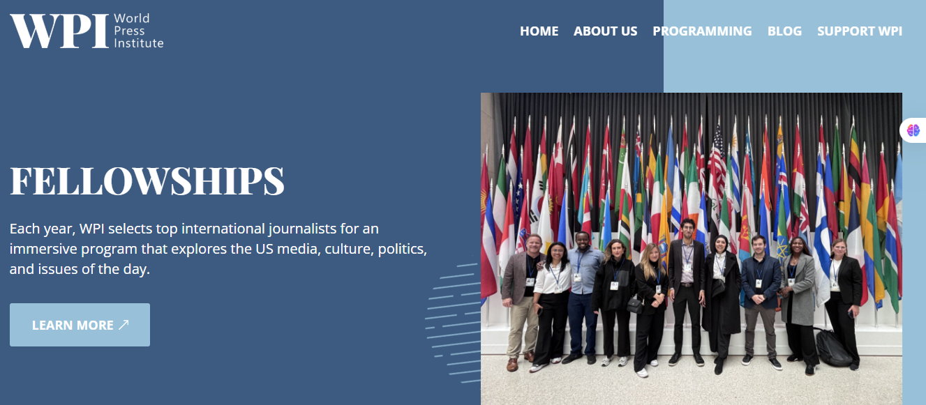 World Press Institute Fellowship Program 2026 for Journalists (Fully Funded to the United States) World Press Institute Fellowship Program
