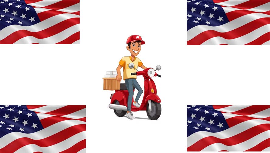 Food Delivery Driver Jobs with Visa Sponsorship in USA