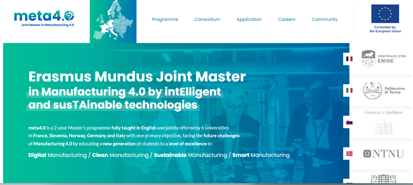 Erasmus Mundus Meta4.0 Scholarship 2026 in Europe (Fully Funded) Erasmus Mundus Meta4.0 Scholarship