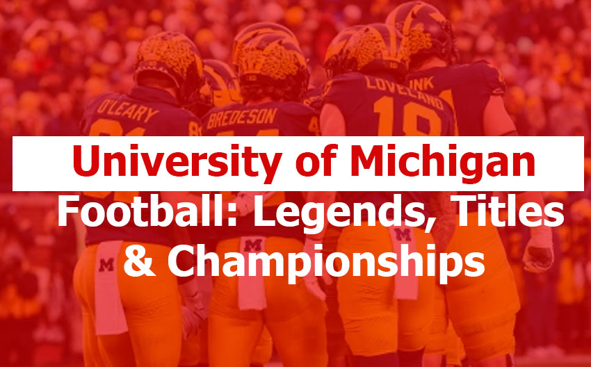 University of Michigan football team entering Michigan Stadium