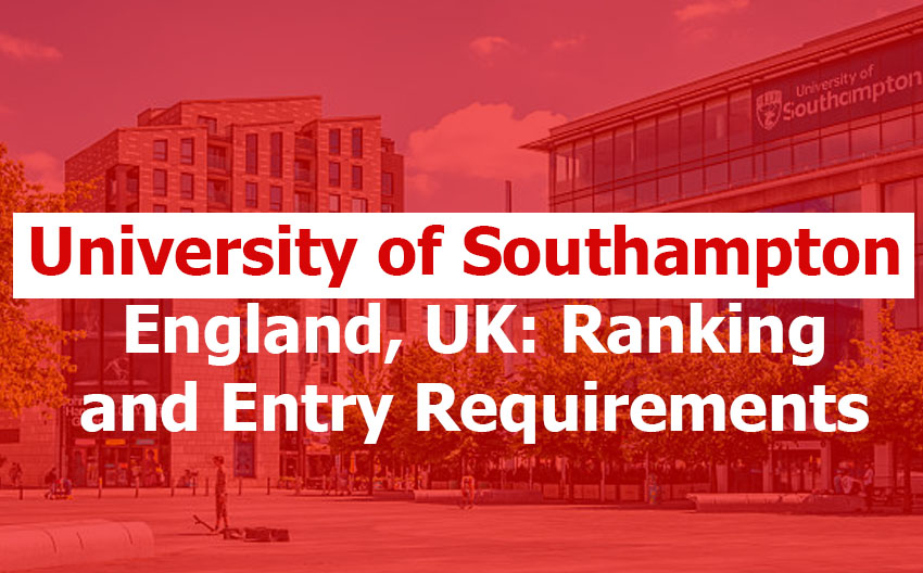 University of Southampton England UK