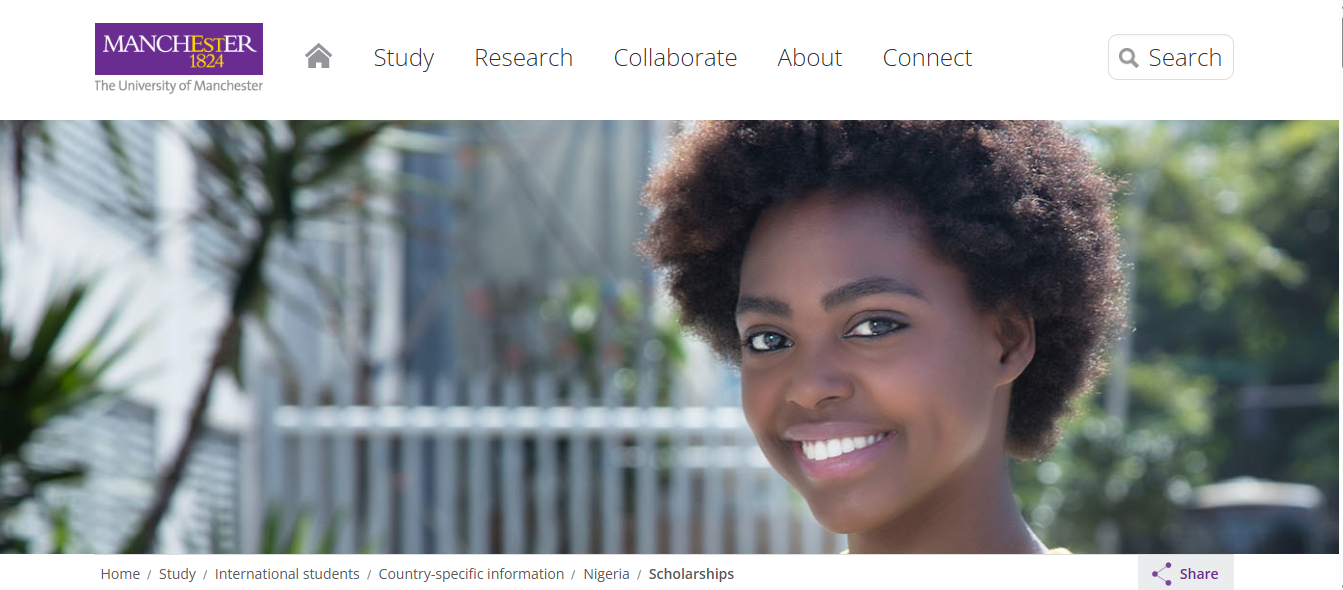 University of Manchester Global Futures Scholarships 2026 in the United Kingdom University of Manchester Global Futures Scholarships