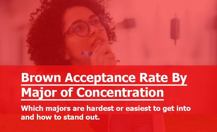 Brown University Acceptance Rate By Major