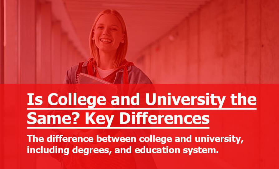 Is College and University the Same?