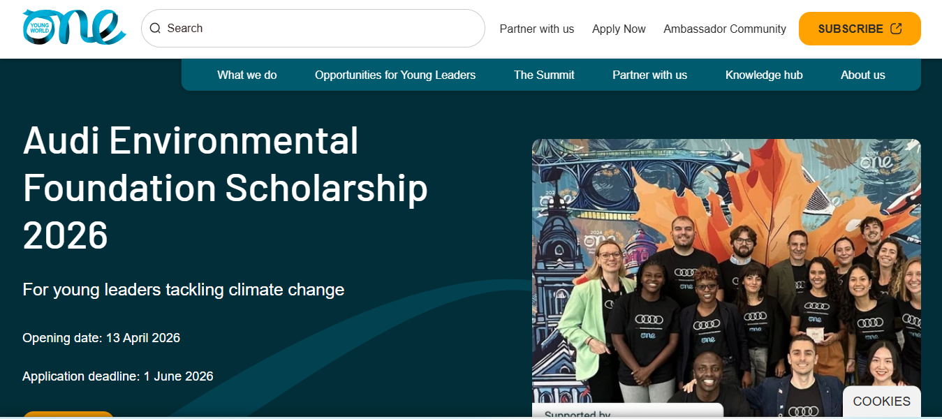 Audi Environmental Foundation Scholarship