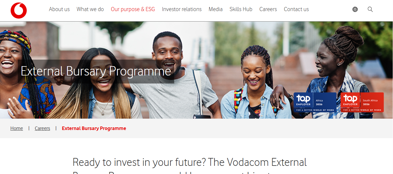 Vodacom External Bursary Programme 