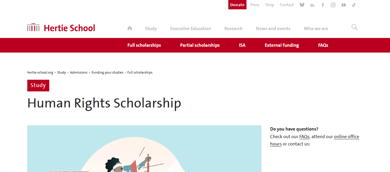 Human Rights Scholarship 2027 in Germany Human Rights Scholarship 2027