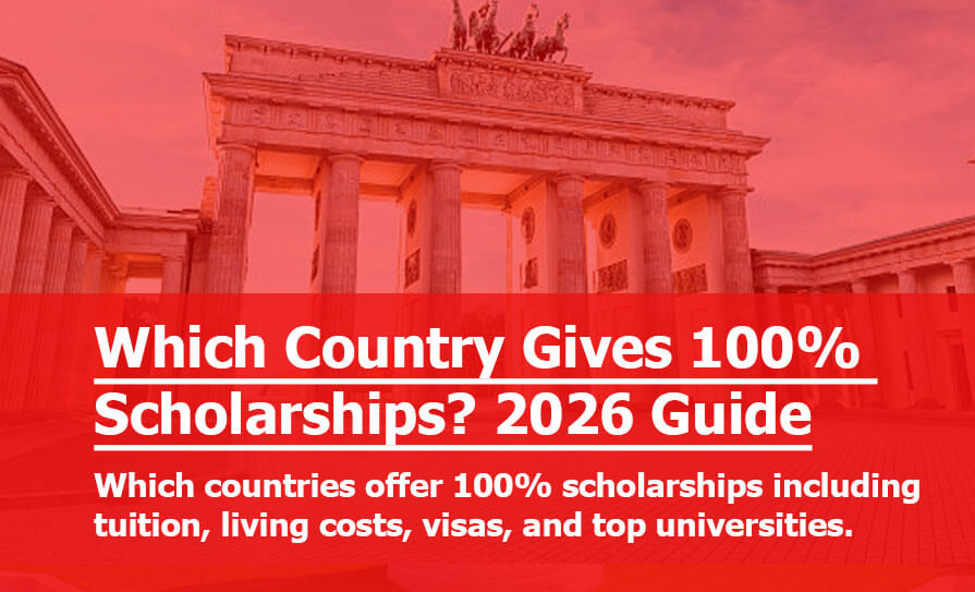 Which Country Gives 100% Scholarships?
