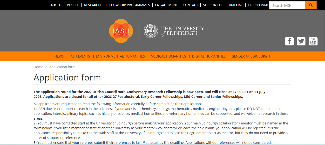 British Council Fellowships for 2027 in the United Kingdom. British Council Fellowships