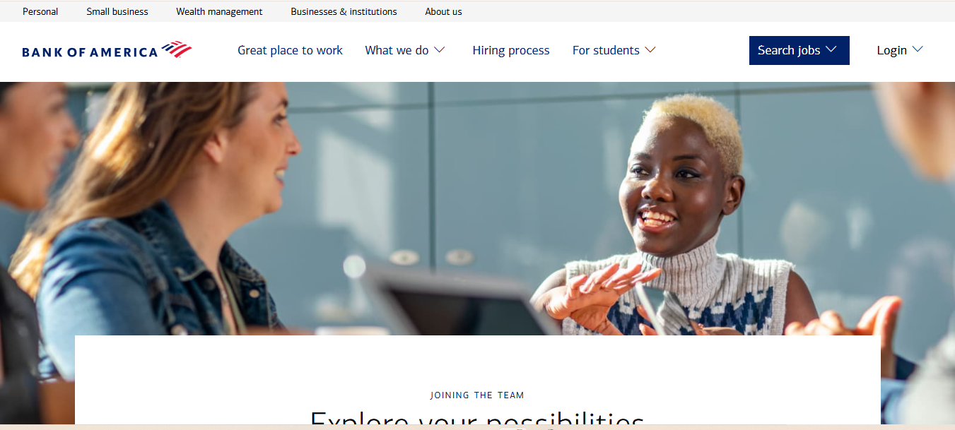 Bank of America Internship