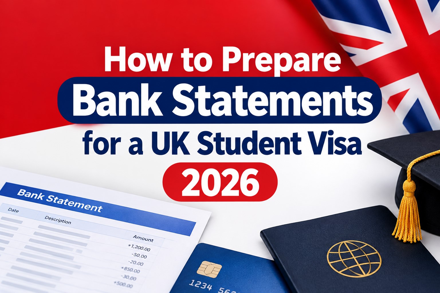 How to Prepare Bank Statements for a UK Student Visa 2026