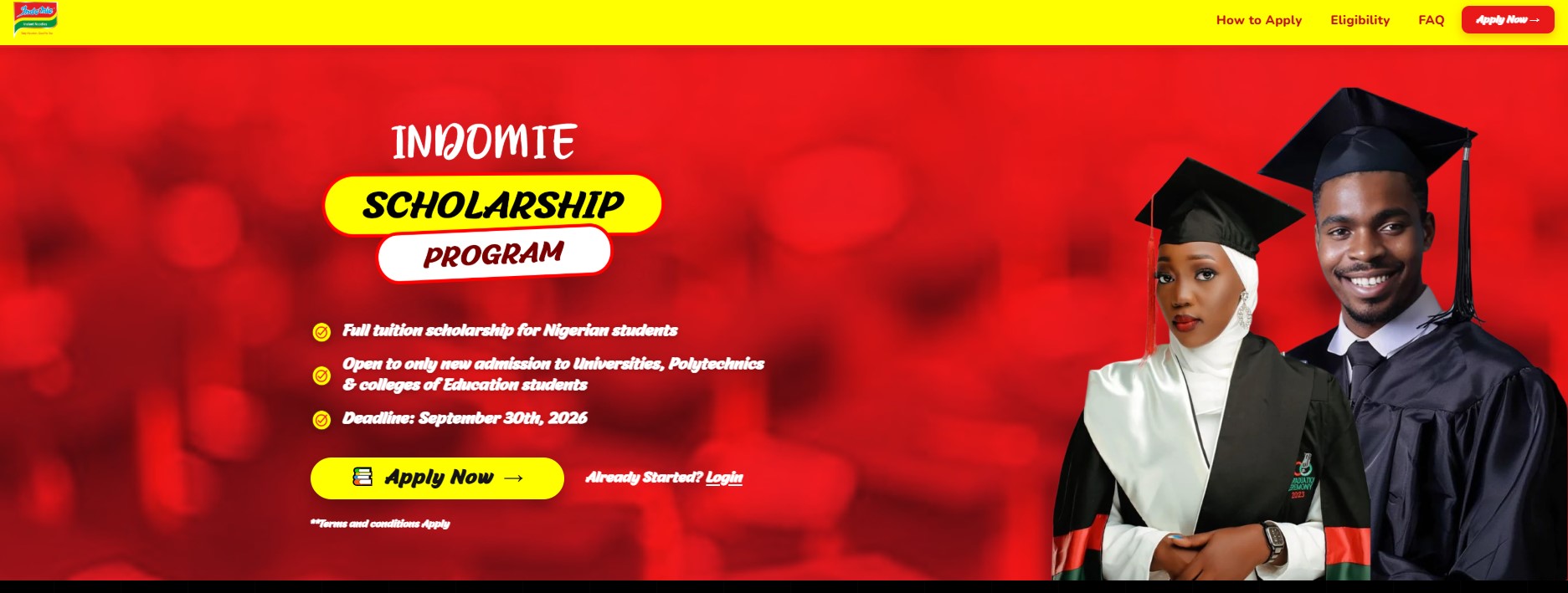 Indomie Scholarship Program 2026