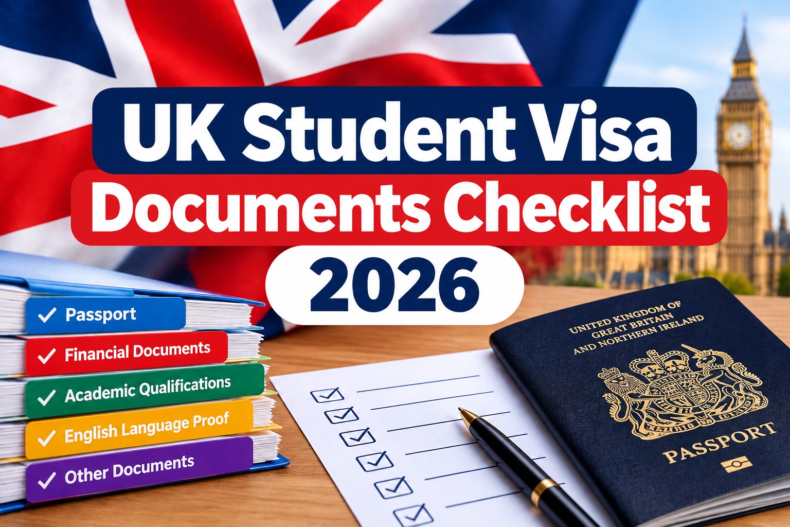 UK Student Visa Documents Checklist 2026