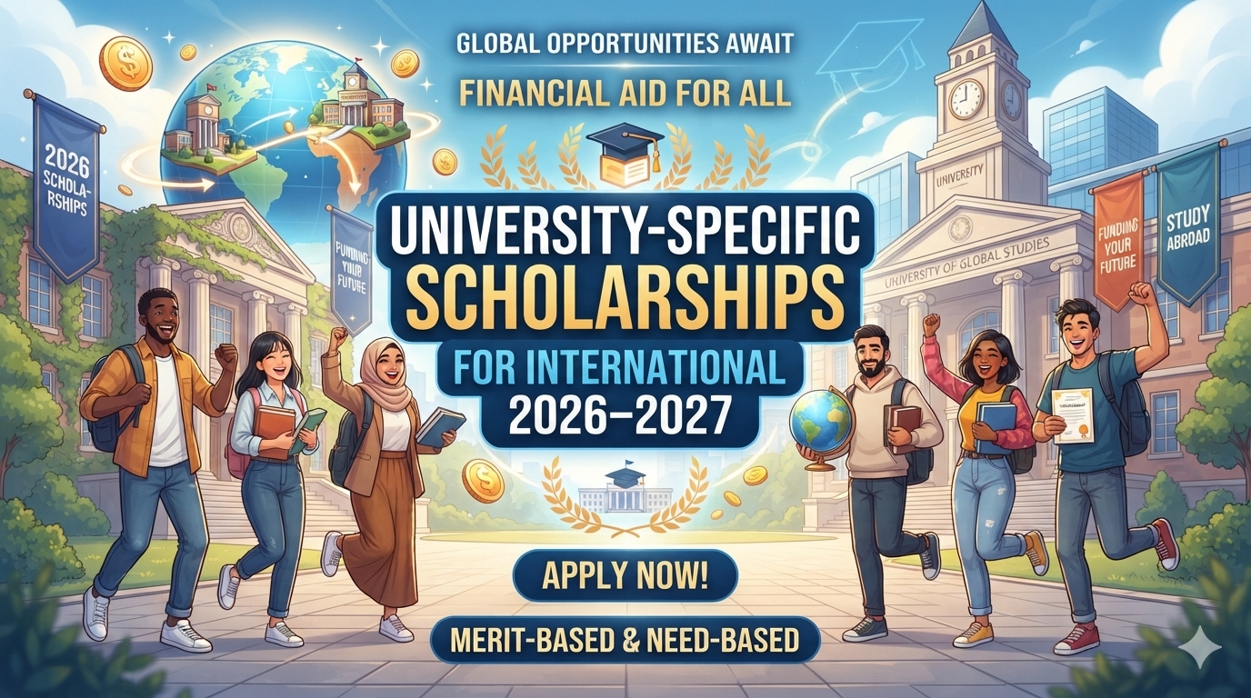 University-Specific Scholarships for International Students 2026–2027