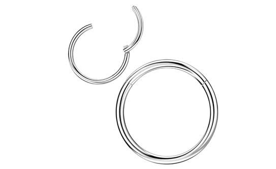 1pc Surgical Steel Piercing Ring for Nose 