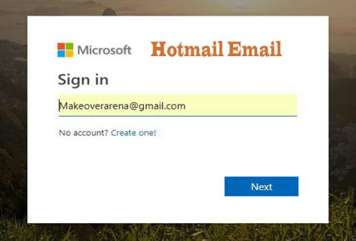 Hotmail Email Sign In