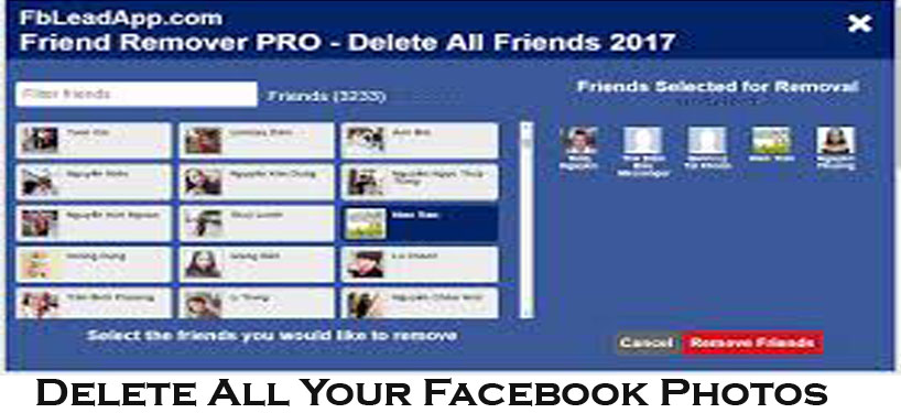 Delete All Your Facebook Photos - www.Facebook.com