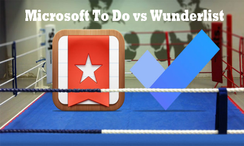 Microsoft To Do vs Wunderlist