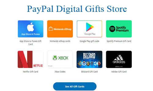 PayPal Digital Gifts Store