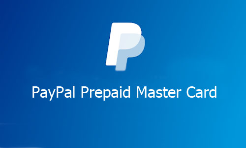 PayPal Prepaid Master Card