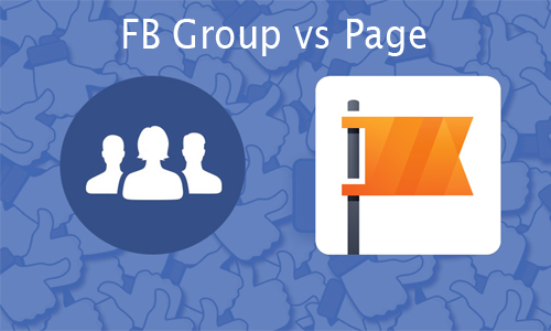 FB Group vs Page